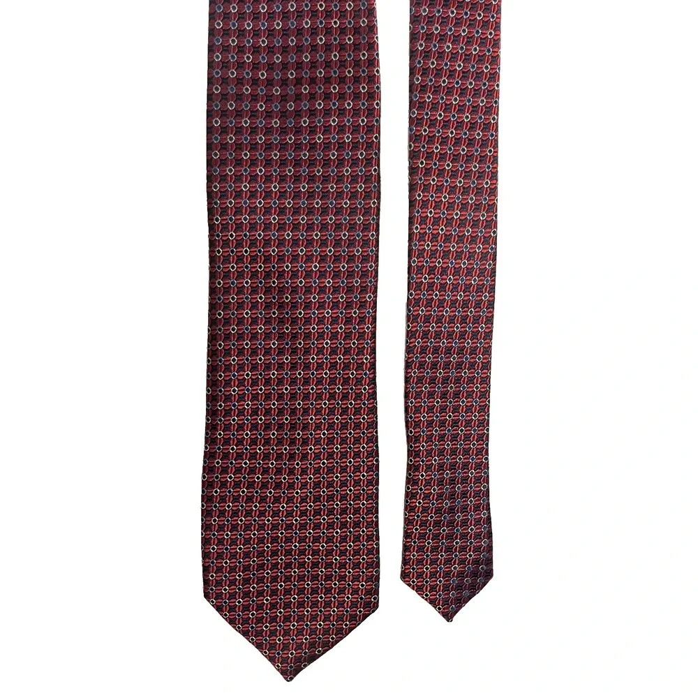 Jos A Bank Reserve Tie‎ Men's Classic Silk Geometric Pattern Neckwear Formal